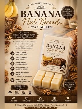 🍌🍞 WAX MELT!!! 🍞🍌